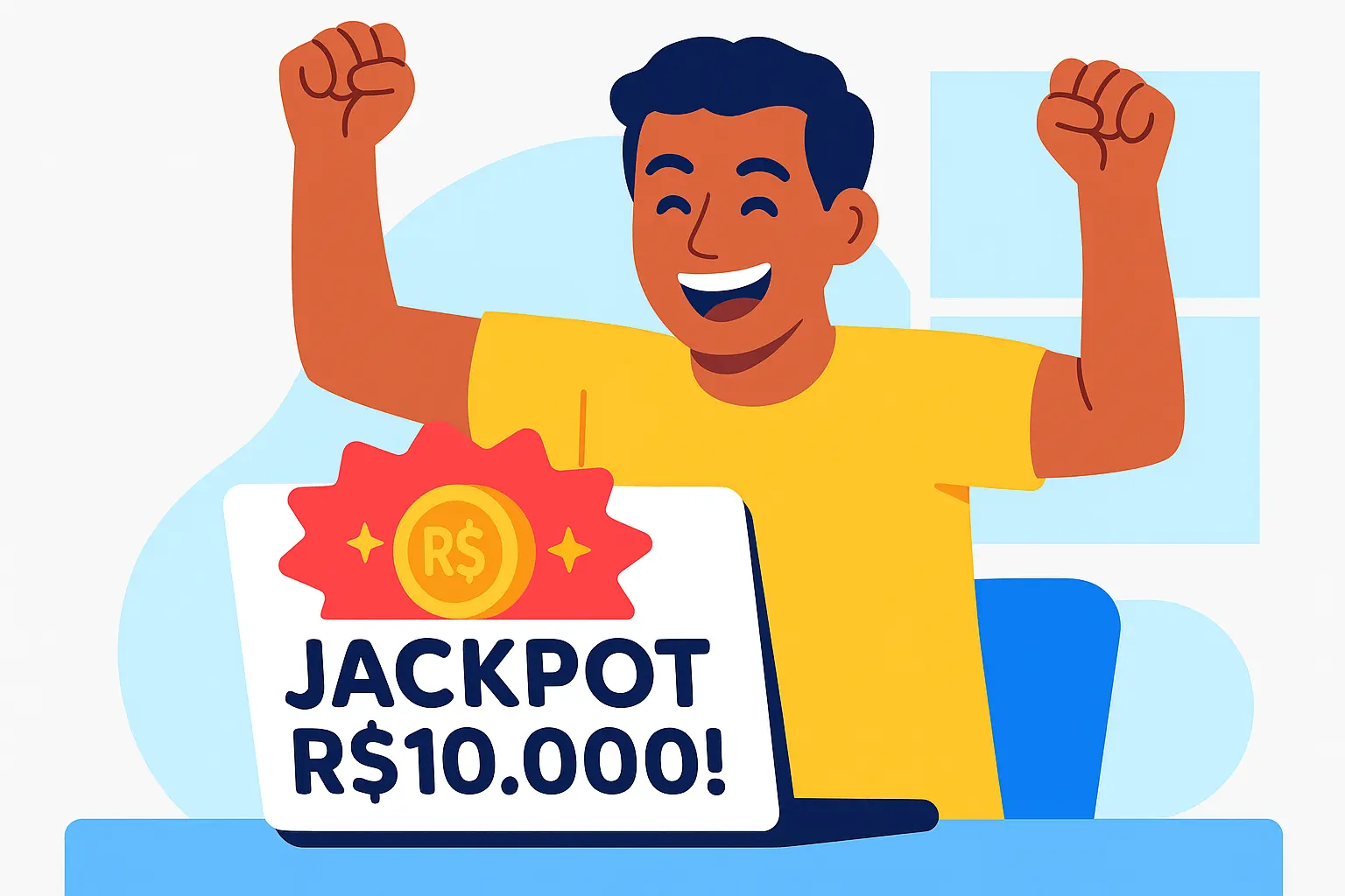 Ganhador com saque via Pix em cassino